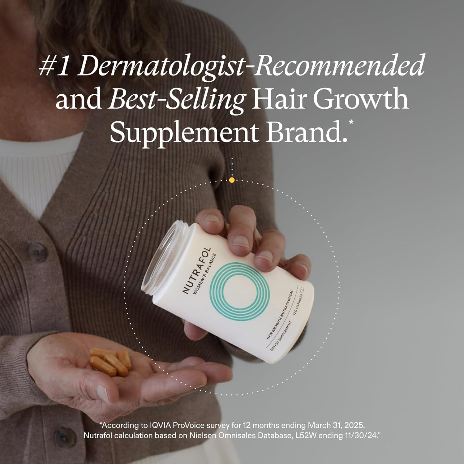 Nutrafol Women&#39;s Balance Hair Growth Supplements