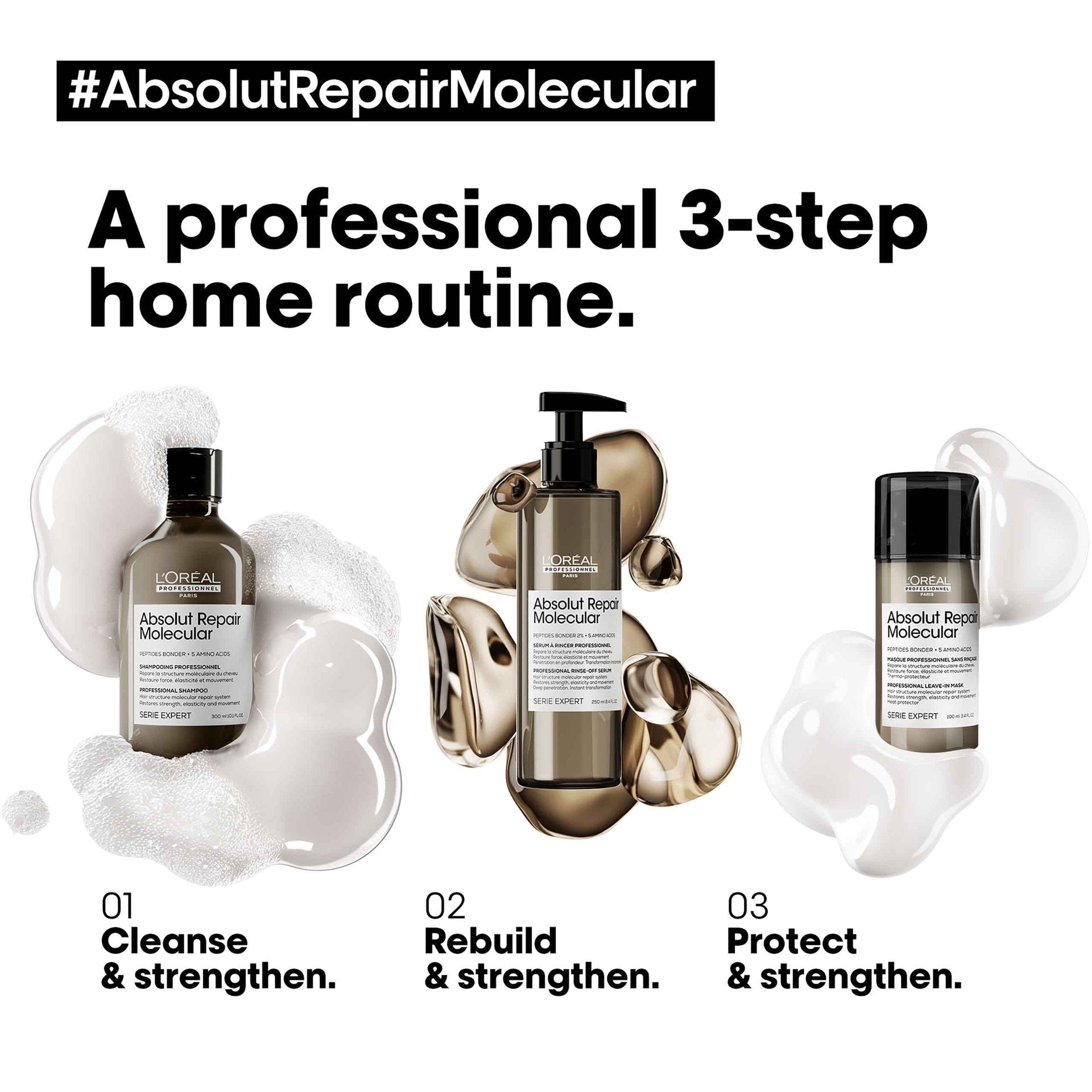 L&#39;Oreal Absolut Deep molecular repairing hair rinse-off serum
