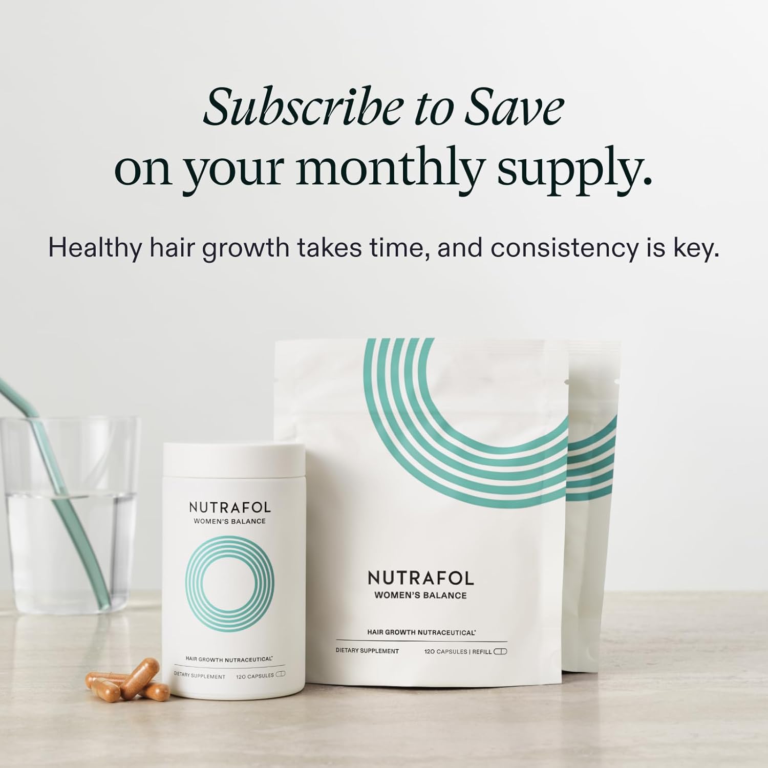 Nutrafol Women&#39;s Balance Hair Growth Supplements